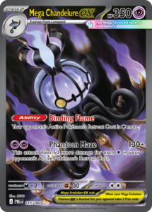 Mega Chandelure ex Special Illustration Rare, Pitch Black