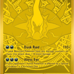 Mega Darkrai ex Mega Hyper Rare, Pitch Black chase card