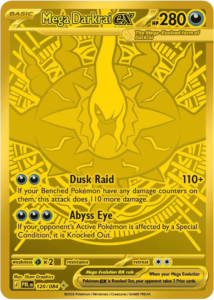 Mega Darkrai ex Mega Hyper Rare, Pitch Black chase card