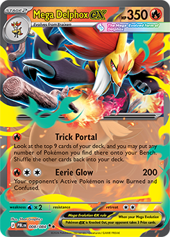 Mega Delphox ex, Pitch Black Pokemon TCG