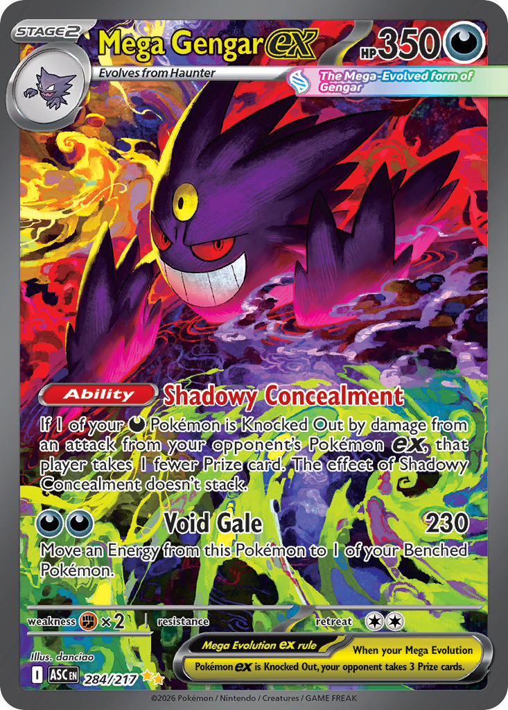Mega Gengar ex Special Illustration Rare, Ascended Heroes chase card