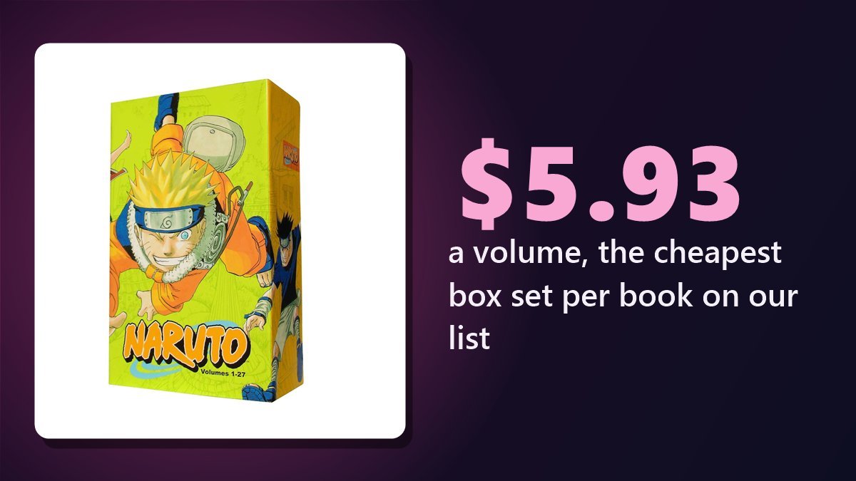 Naruto Box Set 1 with volumes 1 to 27