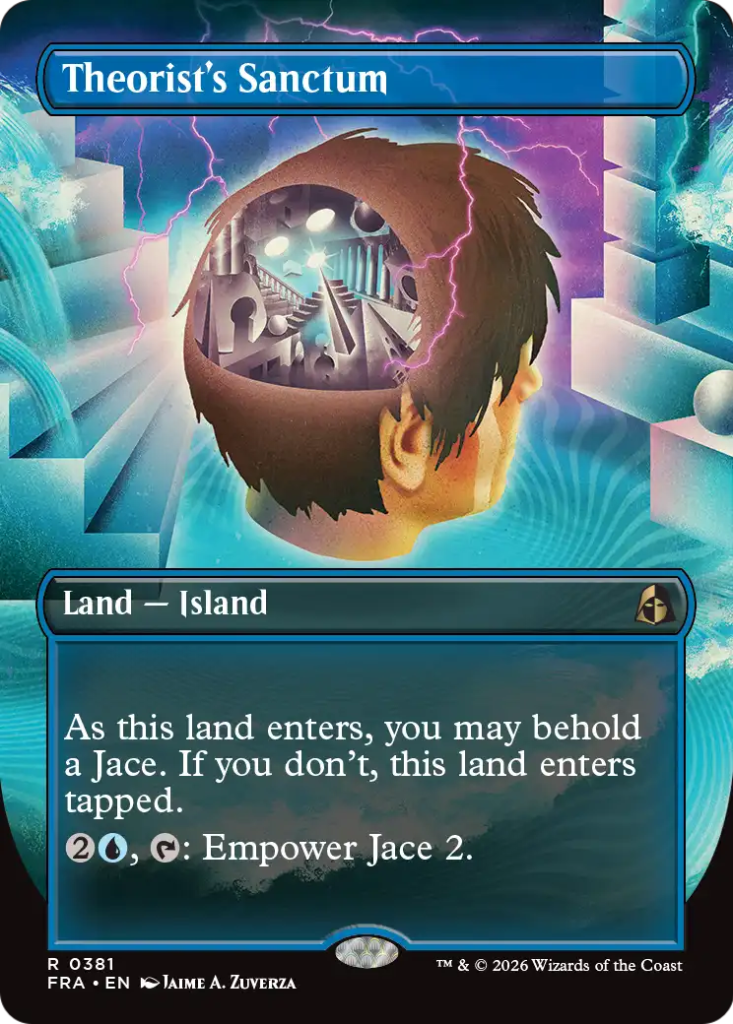 Theorist's Sanctum braintwister series card from MTG Reality Fracture