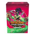 Official Riftbound Vendetta Vault box art featuring Akali, from Riot Games League of Legends trading card game