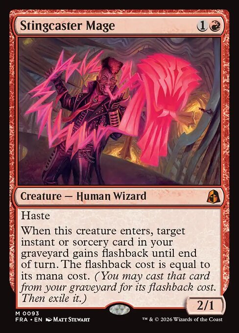 Stingcaster Mage, MTG Reality Fracture mythic