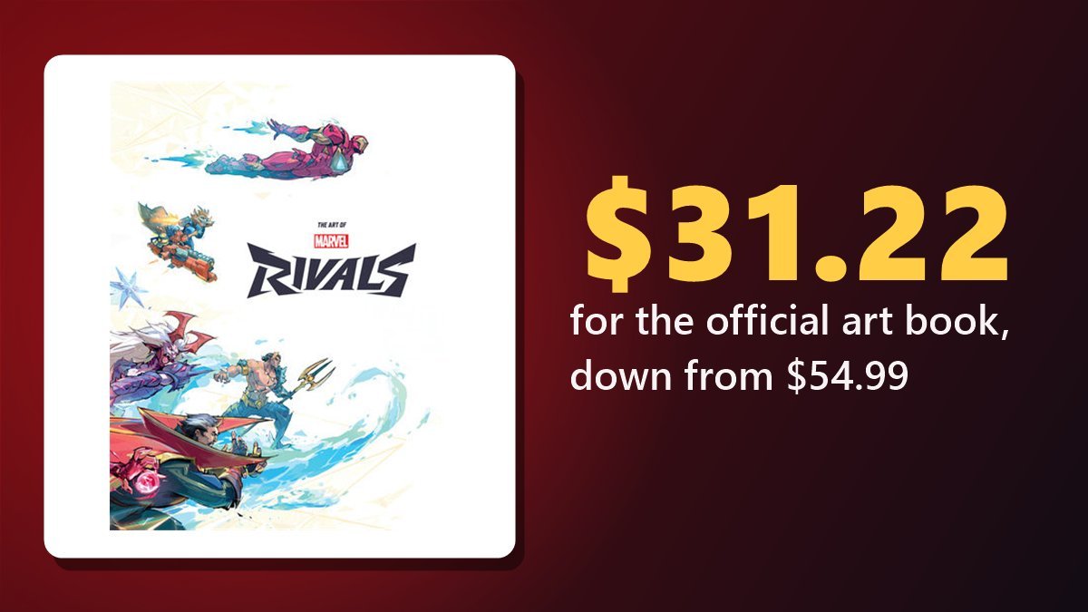 The Art of Marvel Rivals hardcover art book cover from Dark Horse