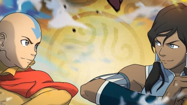 Avatar Legends Fighting Game: Roster, DLC and Reviews (2026) Avatar Legends: The Fighting Game key art with Aang and Korra surrounded by the launch roster