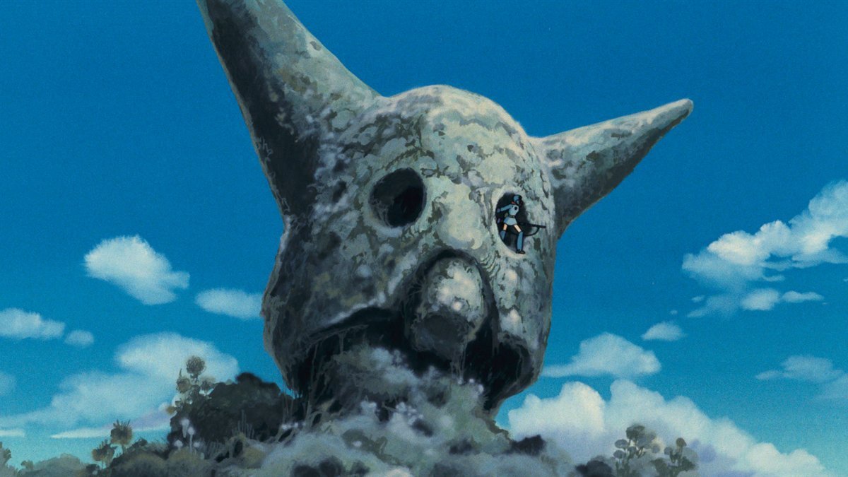 A God Warrior rises in Nausicaä of the Valley of the Wind