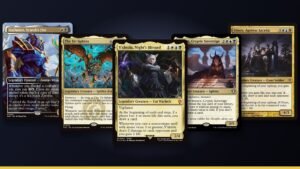 Y'shtola, Night's Blessed, The Ur-Sphinx, Hashaton, Scarab's Fist, Yennett, Cryptic Sovereign and Oloro, Ageless Ascetic Magic cards