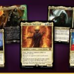 Sauron, the Dark Lord, Fire Lord Azula, Kefka, Court Mage, Doctor Doom, King of Latveria and Nekusar, the Mindrazer Magic cards