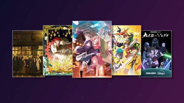 Best Original Anime of 2026 (So Far): 7 Shows Not Based on a Manga Key art from the best original anime of 2026: Love Through a Prism, Goodbye Lara, Cosmic Princess Kaguya, Grow Up Show and Star Wars Visions The Ninth Jedi