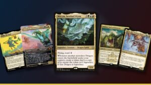 Miirym, Sentinel Wyrm, Ureni of the Unwritten, Animar, Soul of Elements, Flubs, the Fool and Xyris, the Writhing Storm Magic cards