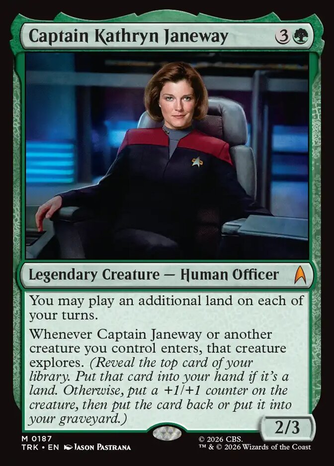 Captain Kathryn Janeway MTG Star Trek card