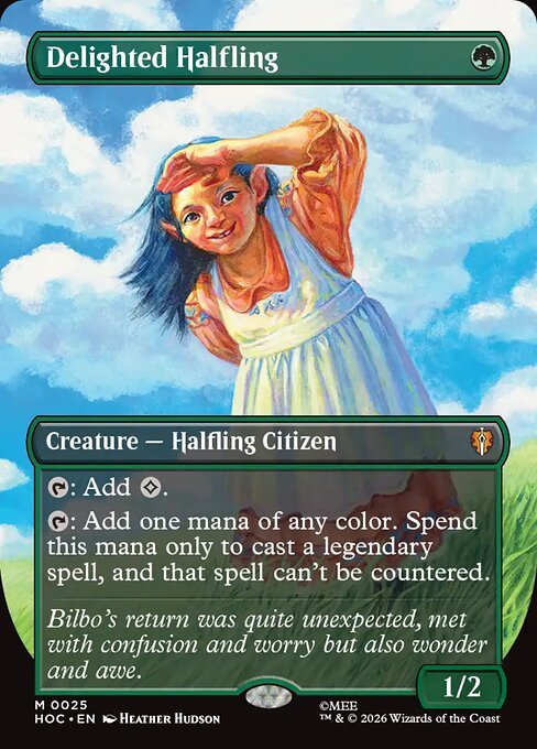 Delighted Halfling (Box Topper)