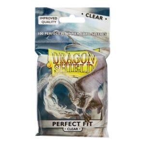 Dragon Shield Perfect Fit clear inner card sleeves, 100 count