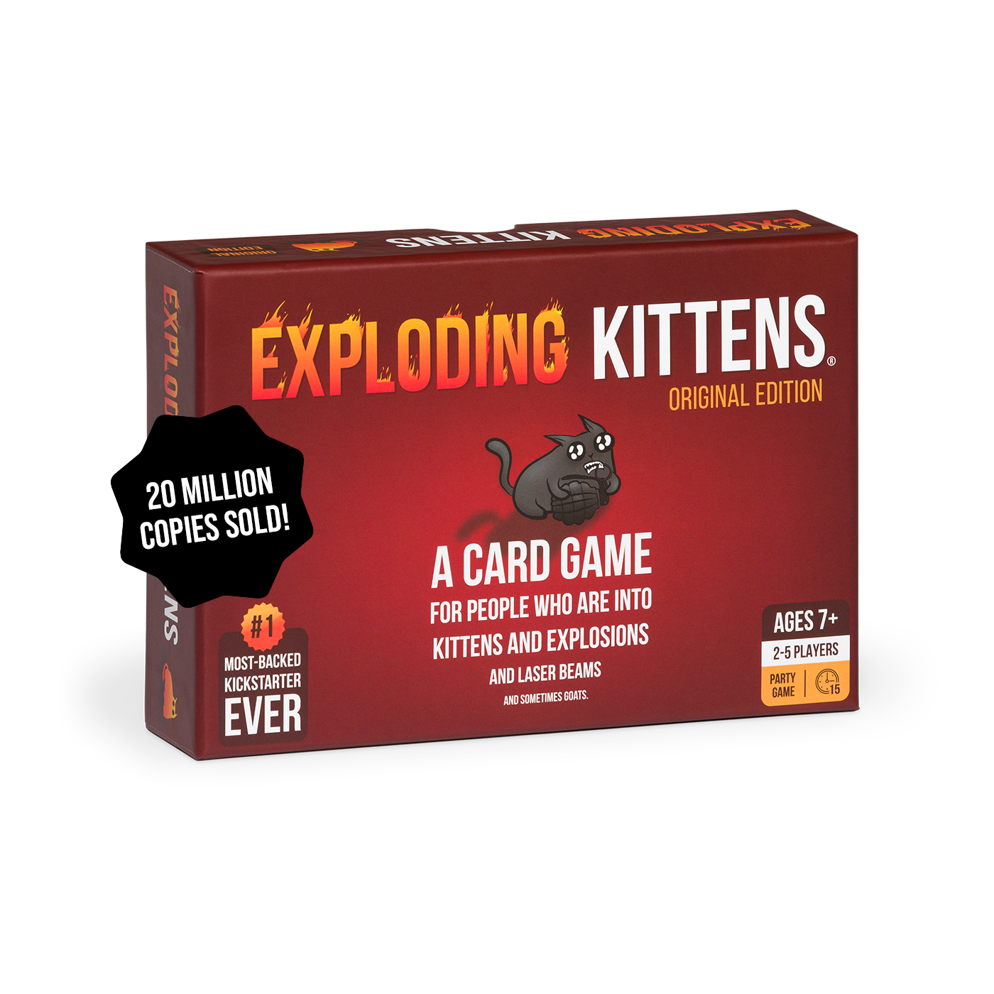Exploding Kittens card game box