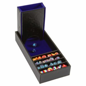 Forged Dice Co. Citadel dice tray and tower with dice