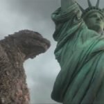 Godzilla next to the Statue of Liberty in the Godzilla Minus Zero first-look teaser
