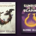 The Hunger Games: Sunrise on the Reaping movie tie-in cover and original novel cover