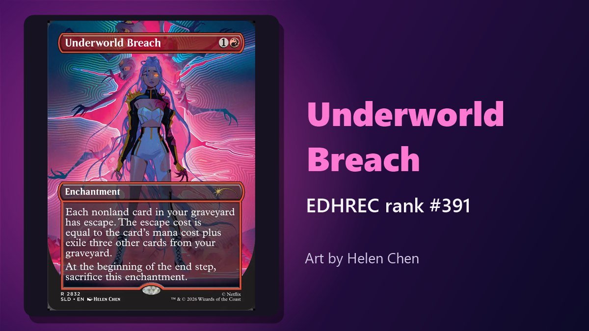 Underworld Breach card from Secret Lair x KPop Demon Hunters