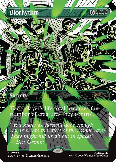 Biorhythm with the Thing and the Fantastic Four art from Marvel's History of Heroes