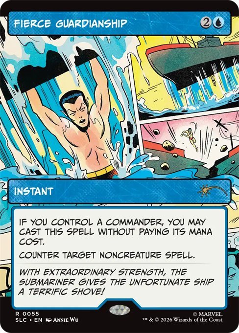 Fierce Guardianship with Namor art from Marvel's History of Heroes