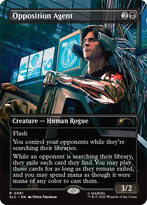 Opposition Agent with Winter Soldier art from Marvel's History of Heroes