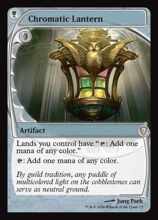 Chromatic Lantern in the Future Sight frame from Mystery Booster Commander Edition