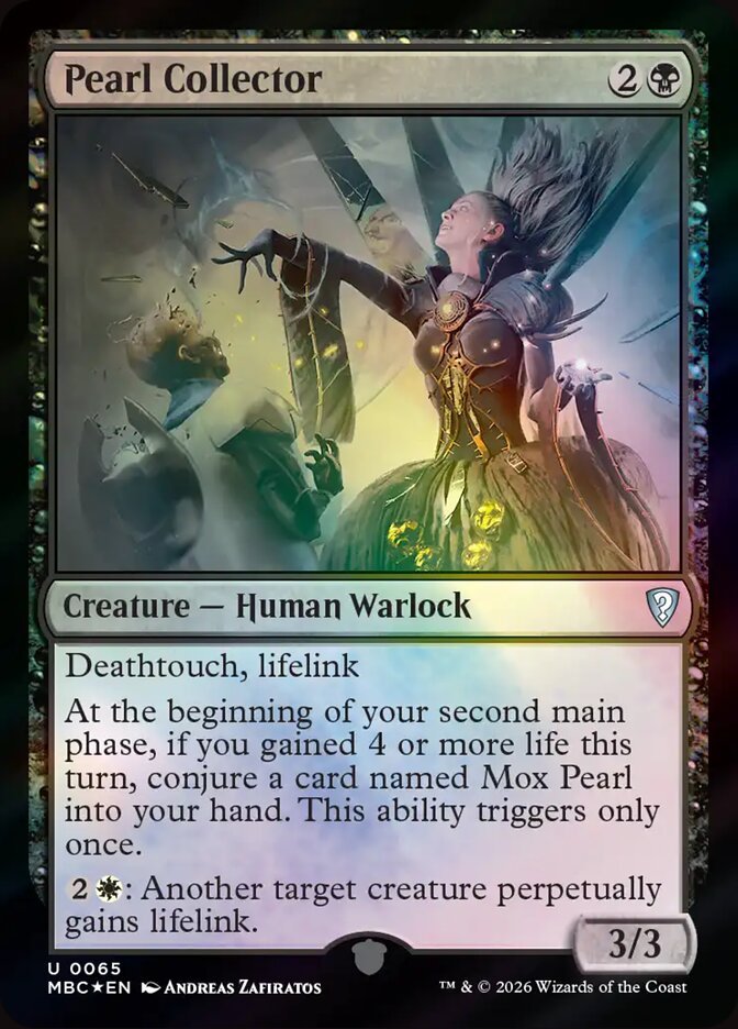 Pearl Collector acorn-stamped foil card from Mystery Booster Commander Edition