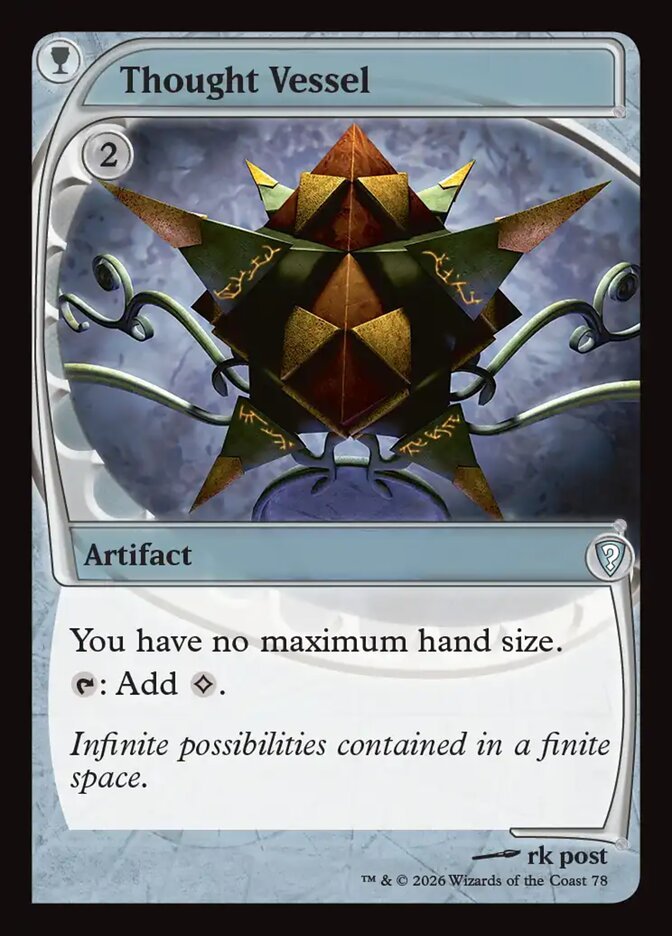 Thought Vessel in the Future Sight frame from Mystery Booster Commander Edition