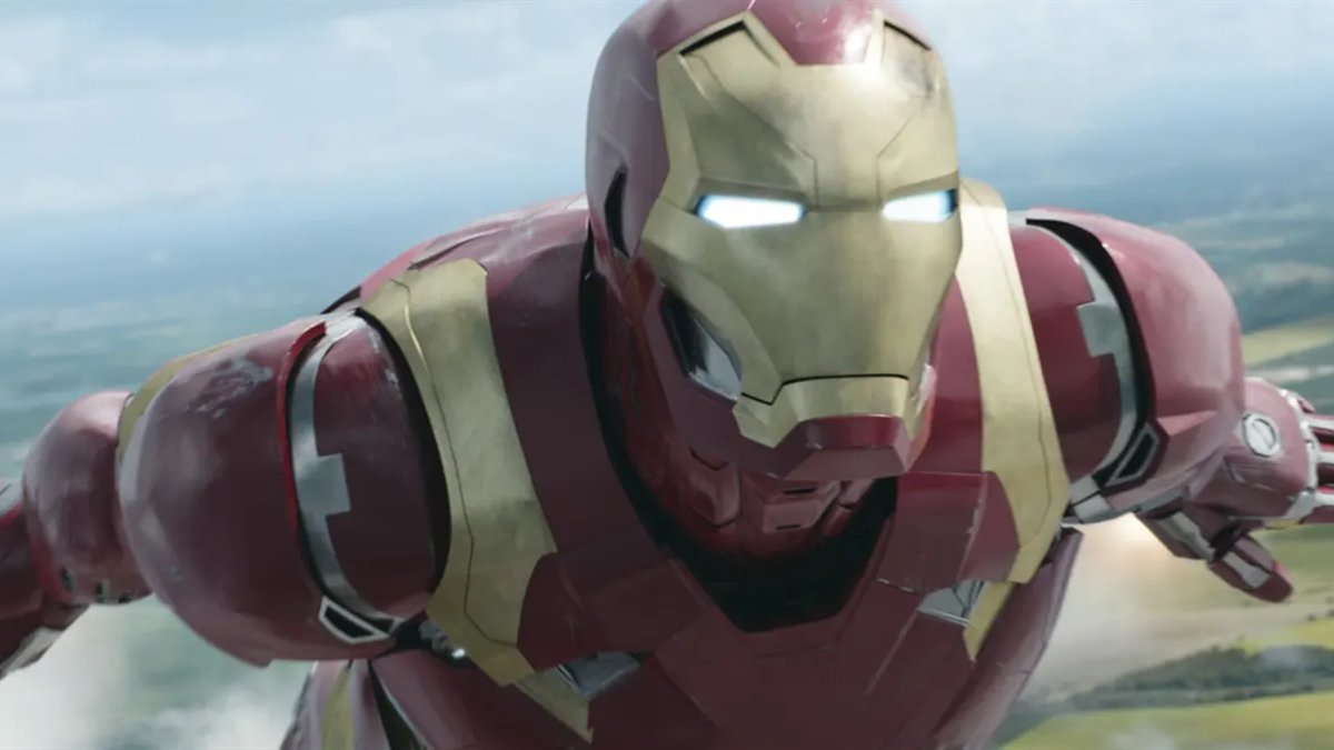 Iron Man flying in the MCU