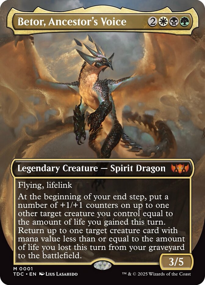 Betor, Ancestor’s Voice, an Abzan commander in Magic: The Gathering