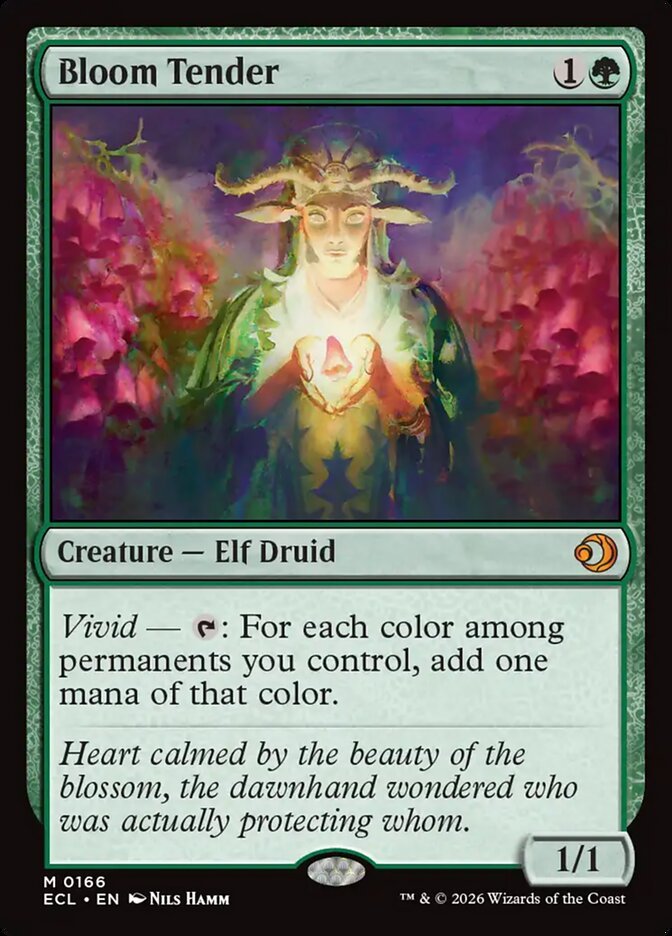 Bloom Tender Magic: The Gathering card, an upgrade for The Fantastic Four Commander deck