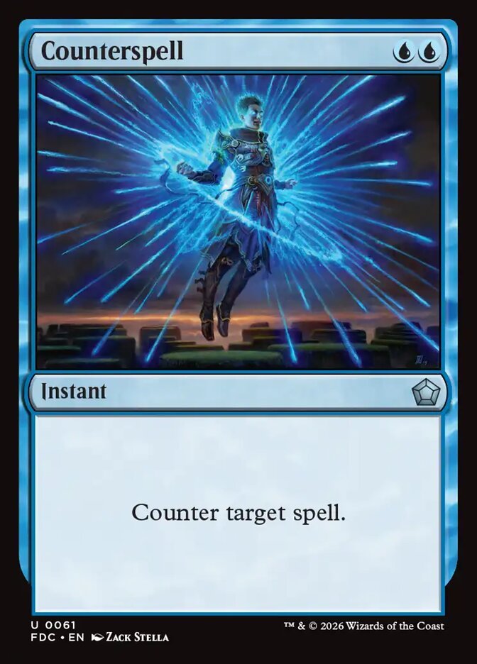Counterspell Magic: The Gathering card, an upgrade for The Fantastic Four Commander deck