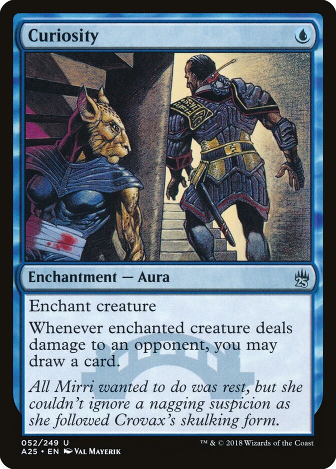 Curiosity Magic: The Gathering card