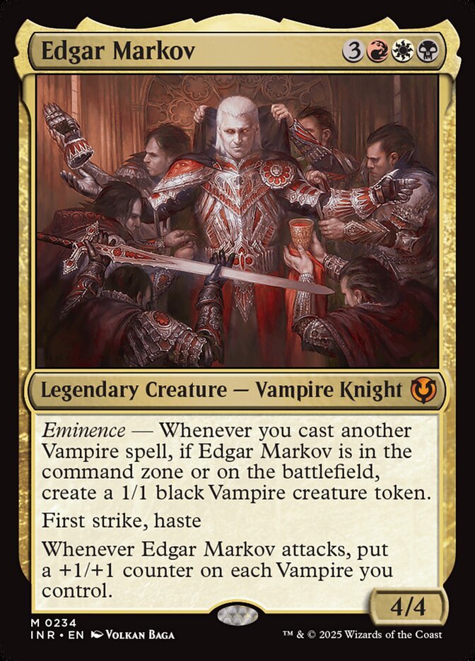 Edgar Markov, a Mardu commander in Magic: The Gathering