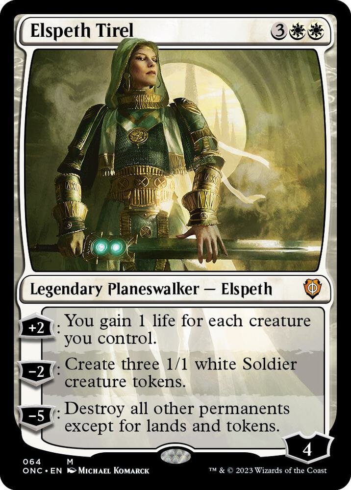 Elspeth Tirel Magic: The Gathering card