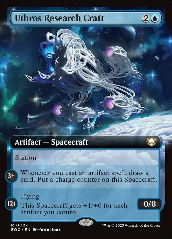 Uthros Research Craft Magic: The Gathering card, an upgrade for the Federation Fleet Commander deck