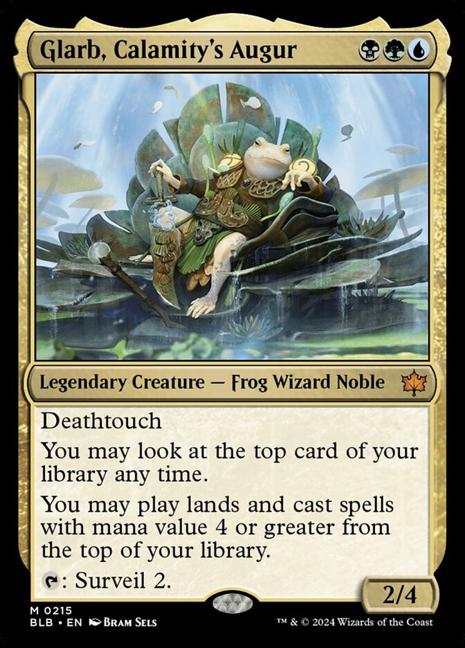 Glarb, Calamity’s Augur, a Sultai commander in Magic: The Gathering