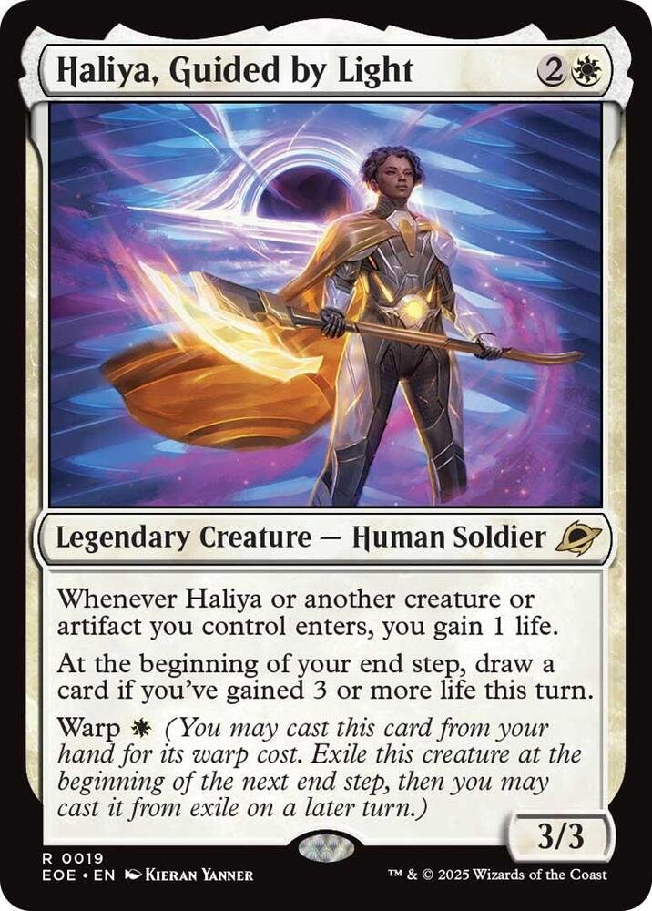 Haliya, Guided by Light Magic: The Gathering card