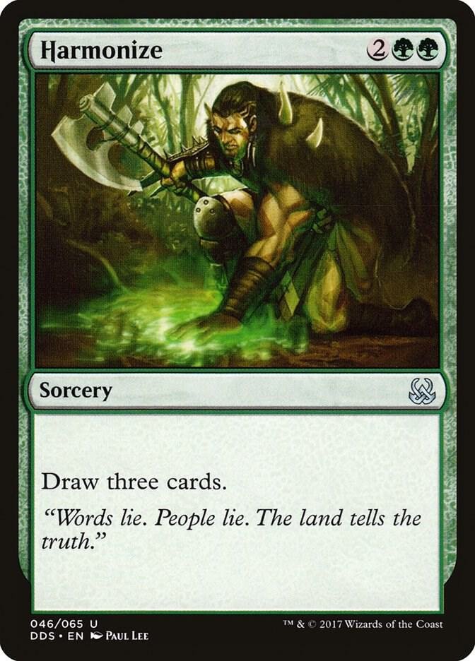 Harmonize Magic: The Gathering card