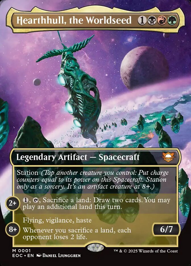 Hearthhull, the Worldseed, a Jund commander in Magic: The Gathering