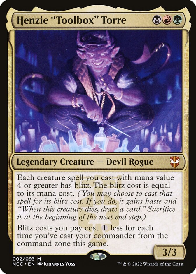 Henzie “Toolbox” Torre, a Jund commander in Magic: The Gathering
