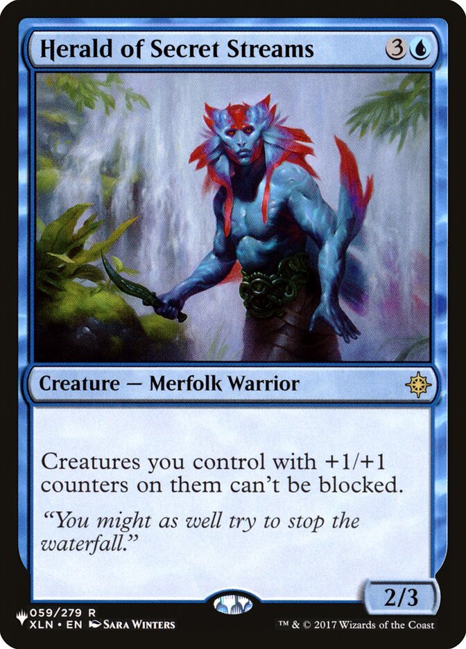 Herald of Secret Streams Magic: The Gathering card