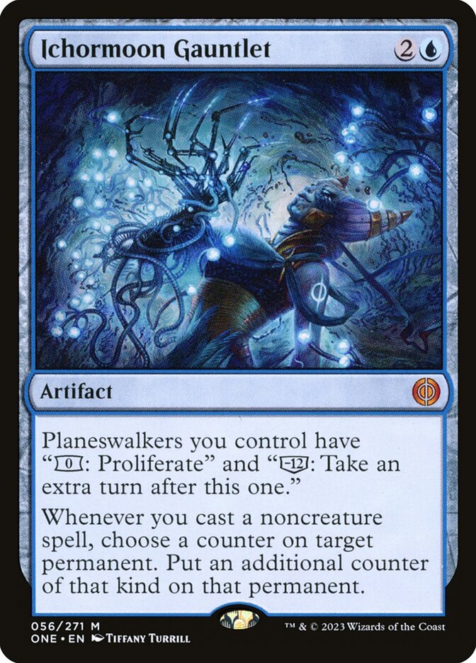 Ichormoon Gauntlet Magic: The Gathering card, an upgrade for the Multiverse Reforged Commander deck
