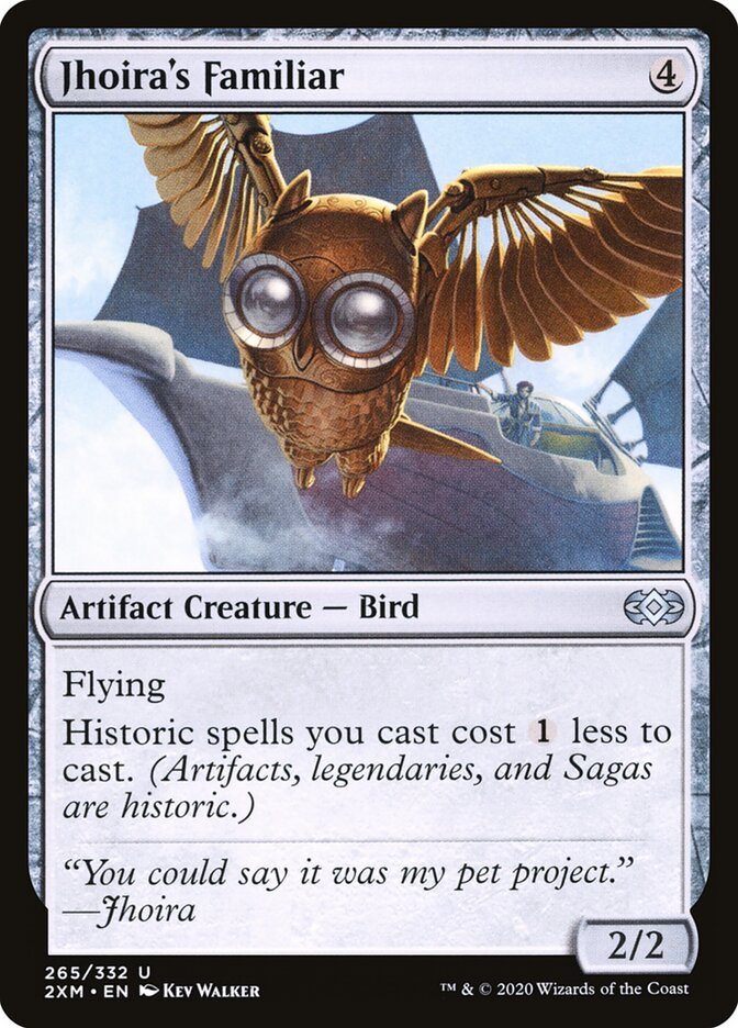 Jhoira’s Familiar Magic: The Gathering card, an upgrade for the Wakanda Forever Commander deck