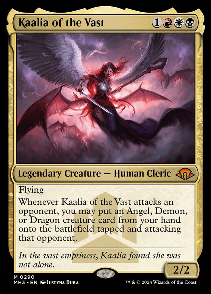 Kaalia of the Vast, a Mardu commander in Magic: The Gathering
