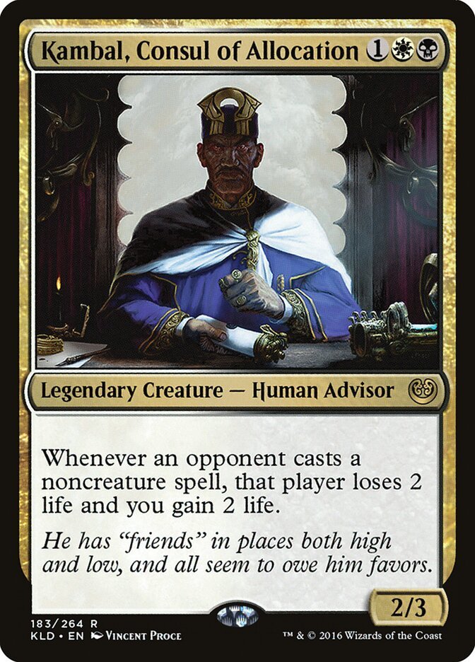 Kambal, Consul of Allocation Magic: The Gathering card