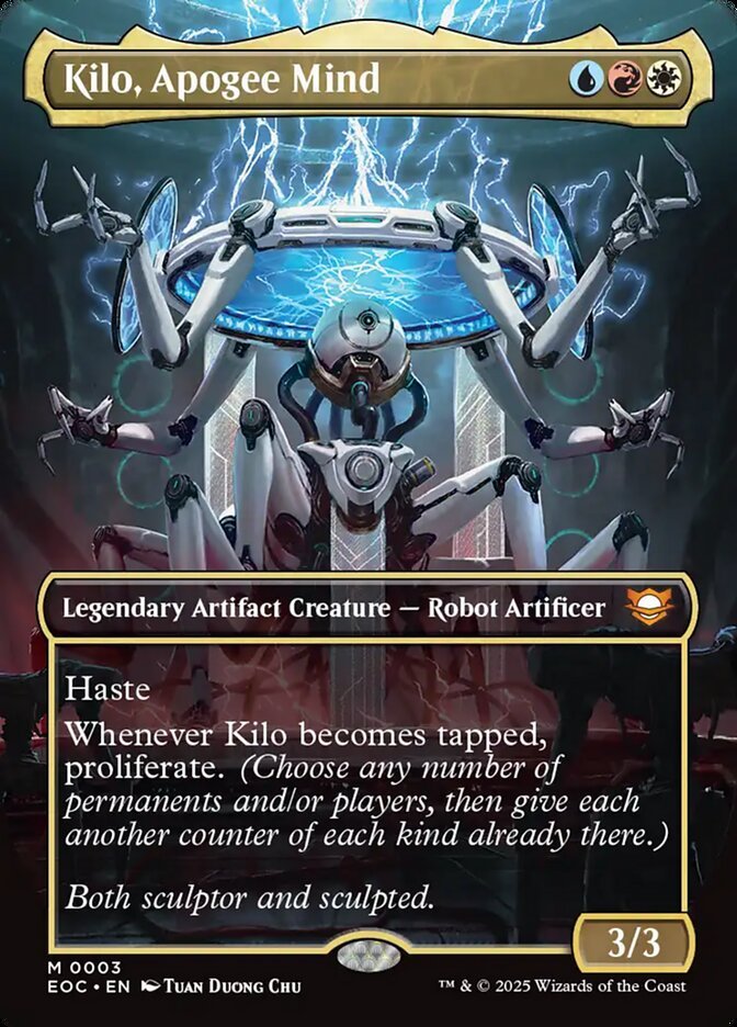 Kilo, Apogee Mind, a Jeskai commander in Magic: The Gathering