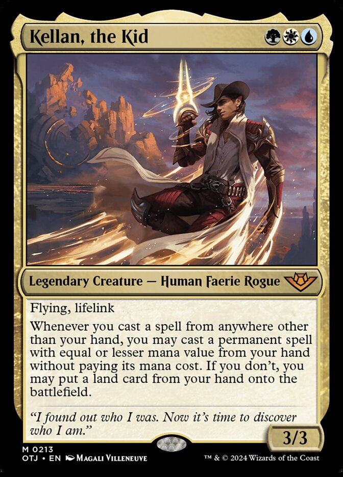 Kellan, the Kid Magic: The Gathering card, an upgrade for the Landing Party Commander deck